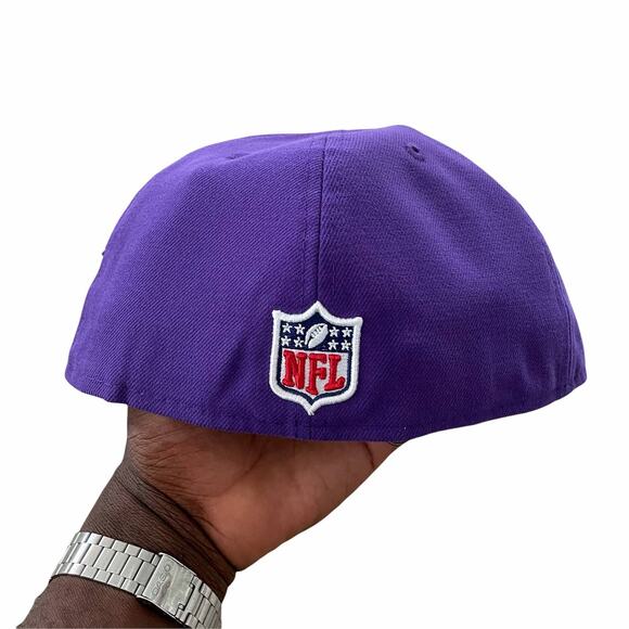 New Era Minnesota Vikings Fitted Hat 7 1/2 - Picture 3 of 4